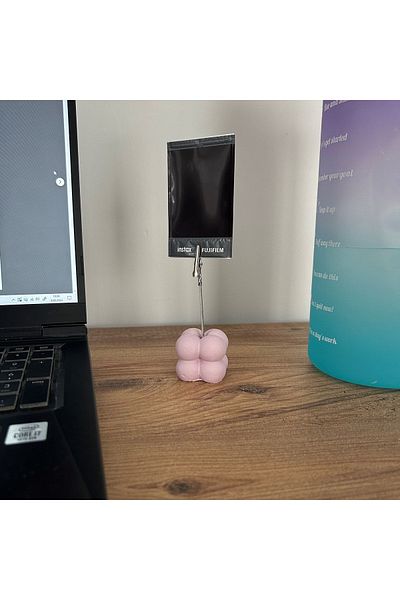 oasis decoration Pink Bubble Note Holder