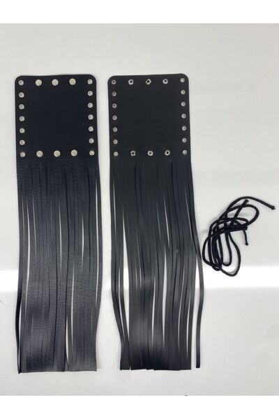 KAHRAMAN AKSESUAR Motorsiklet Elcik Püskülü Deri, Chopper Püskül Elcik Deri