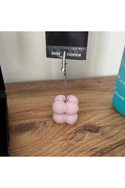 oasis decoration Pink Bubble Note Holder