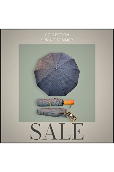 Rainwalker 10 Telli Rüzgarda Kırılmayan Tam Otomatik Şemsiye