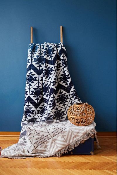 Sesli Luxury Plush Blanket 22119C - Thick Warm, Oversize 200X230 cm