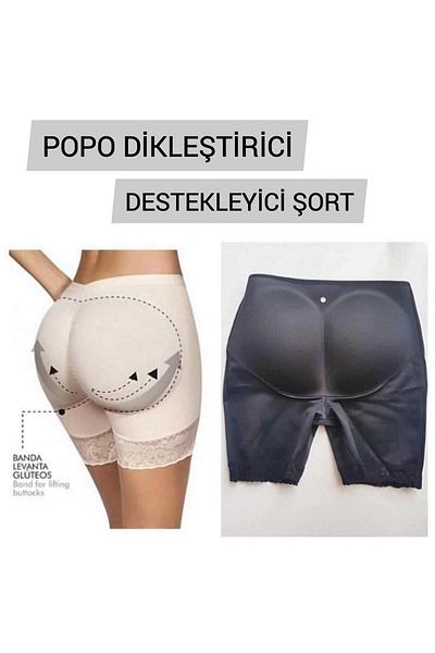 FEWİLLS Butt Supporting and Enlarging Pop up Hip Support Shorts Corset