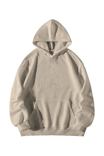 Scrovtie Every Freedom Gangsta Angel Printed - Oversize Hoodie και Kangaroo Pocket Cream Hoodie