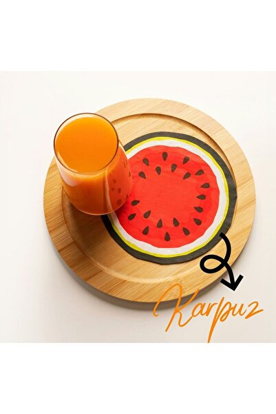 Naturalove Karpuz desenli kağıt peçete 10’lu