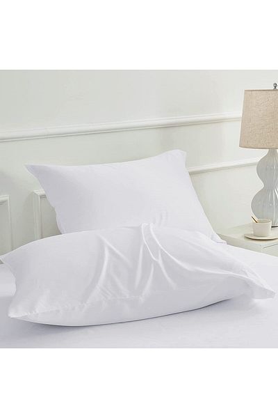 İz Concept Iz Premium Set of 2 White Baby Pillow Case 35x45 100% Cotton Cover - Baby Pillow Cover