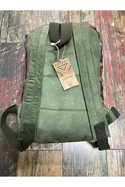 Street Bag Nubi Etnik Otantik Desenli Nakışlı Sırt Çantası Bohem Sırt Çantası Günlük Kullanım Seyehat