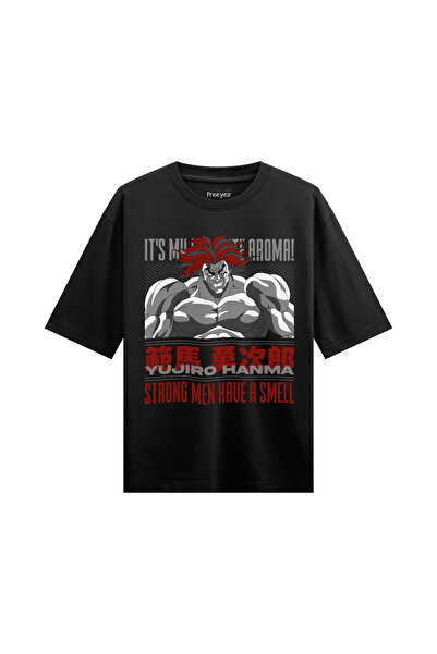 Freeyez Baki Yujiro Fitness - Tricou sport cu imprimeu supradimensionat pentr...