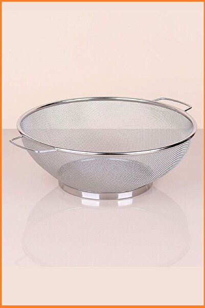 EZMK EV GEREÇLERİ Kulplu Süzgeç, Paslanmaz Çelik 26 cm Çap