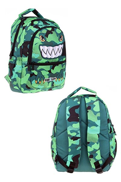 KAUKKO Rucsac cu dinozaur pătrat pentru copii L5121