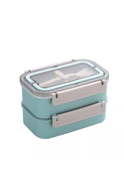 Vagonlife Double Layer Stainless Steel Portable Lunch Box Lunch Box