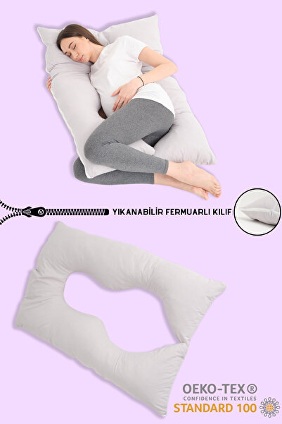 IRK Markacity m Σχηματισμένο μαξιλάρι εγκυμοσύνης για όλο το σώμα με αφαιρούμ...