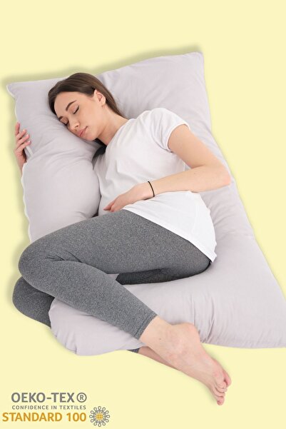 38 OtuzSekiz Ολόσωμο μαξιλάρι εγκυμοσύνης με αφαιρούμενο κάλυμμα που πλένεται