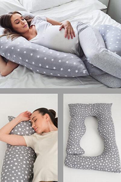 Genel Markalar Hamile Yastığı Destekli Emzirme Minderi Bacak Arası Yastıgı Ha...