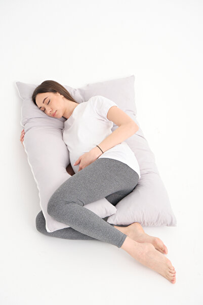 Irk Lemoon Μαξιλάρι ποδιών για έγκυο μαξιλάρι στήριξης με οσφυϊκό λαιμό