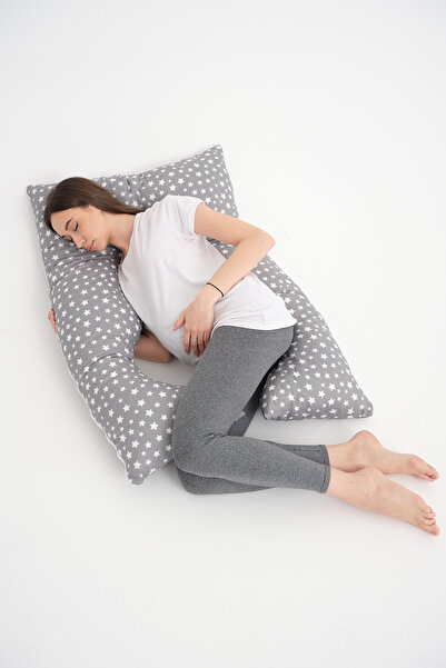 Irk Lemoon Μαξιλάρι ποδιών για έγκυο μαξιλάρι στήριξης με οσφυϊκό λαιμό