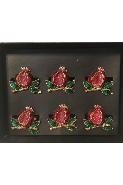 Refia co Pomegranate Figured Napkin Ring
