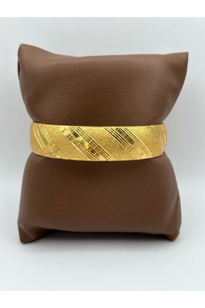 Arnes Jewelry Çelik 22 Ayar Altın Kaplama Bilezik