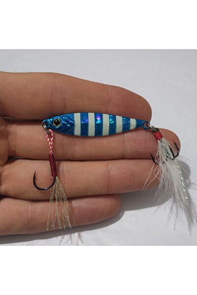 Bozok balıkçılık bayb jig, glow jig, zebra jig, fosforlu jig,( 10 gram )
