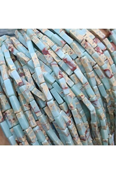 RLX BUJİTERİ حجر فاراسايت مسطح من الحجر الطبيعي الفيروزي المختلط - مادة المجوهرات