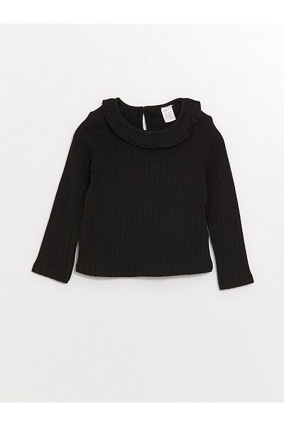 LC Waikiki LCW Baby Girls - Μακρυμάνικη μπλούζα με λαιμόκοψη
