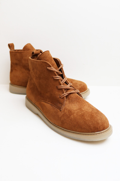 inroen Bağcıklı Düz Taban Bilek Boy Kadın Bot