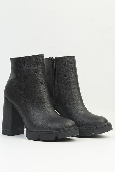 Pierre Cardin ® |   PC-54112 Γυναικείες μαύρες μπότες με τακούνι πλατφόρμας