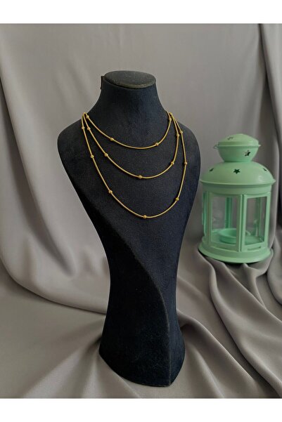 stainles steel Kadın Çelik Dorika Kolye & Bileklik Set (ince)