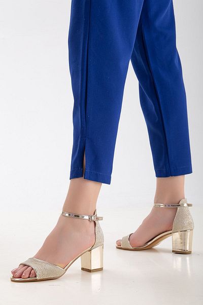LİLLA Women's Short Heeled Evening Shoes