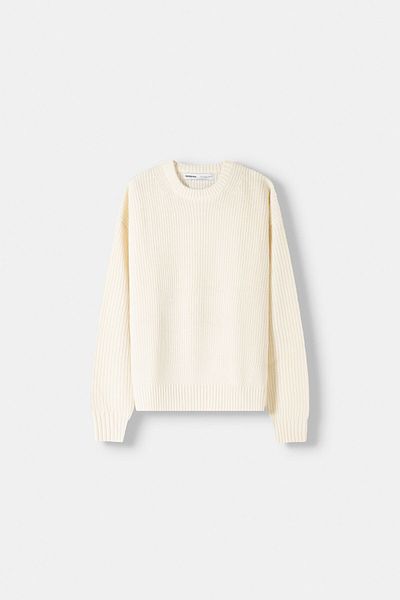 Bershka Ribbed Knit Sweater