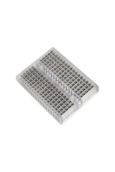 Koodmax - 10 Adet - Mini Yapışkanlı Breadboard - 170 Pin - 4.5 3.5cm - Şeffaf