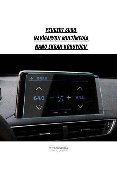 UniqAnatolia Peugeot 3008 Navigation Multimedia Nano Screen Protector