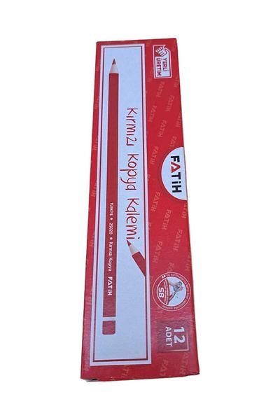 Timon Fatih Copy Red Pencil - 1 Dozen (12 Pieces)