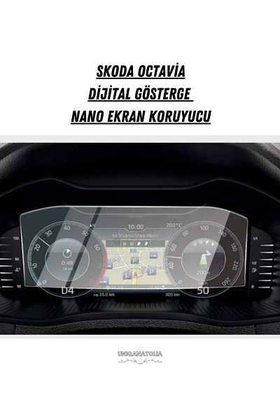 UniqAnatolia Skoda Octavia - Digital Display and Nano Screen Protector