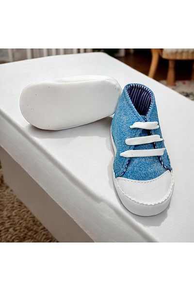 Esterella Soft Non-Slip Sole - Lace-Up Melted Baby Loafers / First Step Baby Shoes