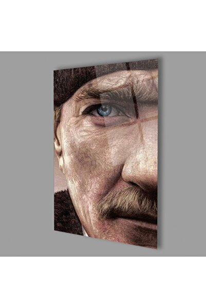 Exela Atatürk Dikey Cam Tablo Büyük Hediyelik Ev Ofis Dekoru