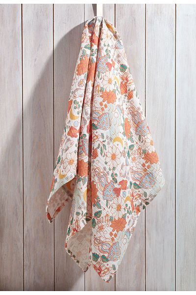 Tuğba Kuğu 2 Layer Muslin Blanket - Pattern 9 - Summer Vibe