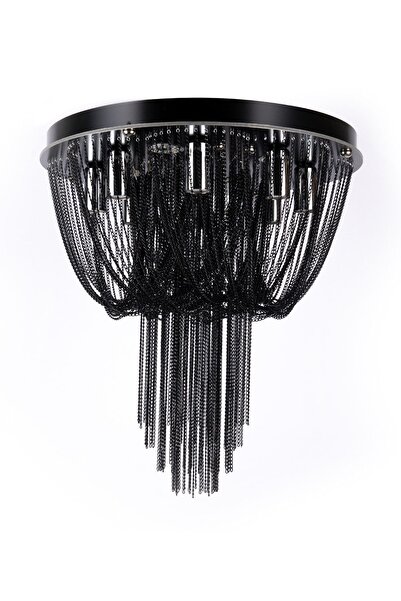 esenavize Modern Tasarım 42 Cm / 8 Duylu Lüx Model Zincirli Avize