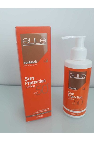 Elile Sunblock Sun Protection Lotion - Sun Protection Lotion with Shea Butter and Hyaluronic Acid 150 ml