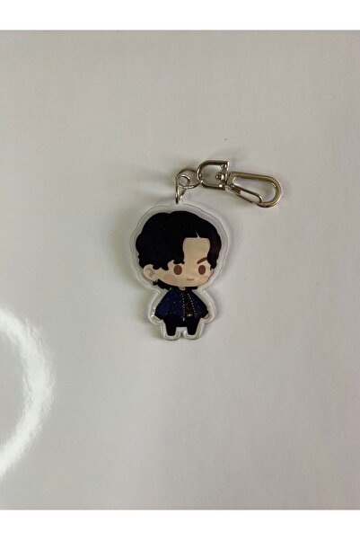 Hara Company سلسلة مفاتيح BTS Jungkook Kpop - تصميم زينة للحقيبة