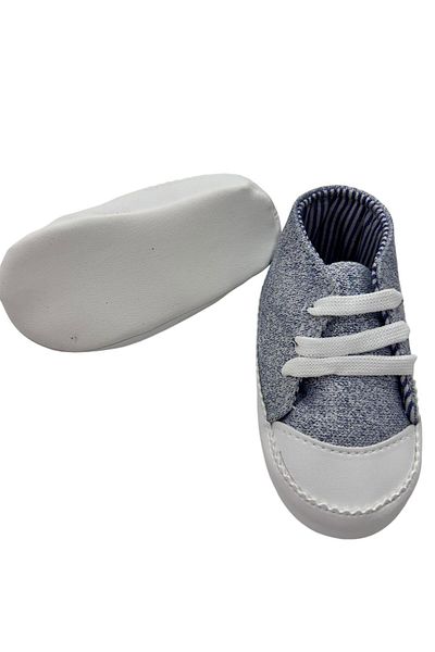 Esterella Soft Non-Slip Sole - Lace-Up Melted Baby Loafers / First Step Baby Shoes