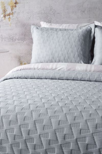 Doqu Home Διπλό κάλυμμα κρεβατιού Arya - Γκρι