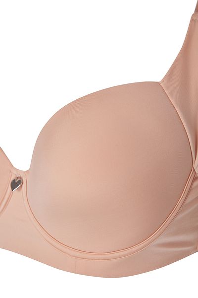 Trendyol Curve Plus Size Gathering Bra with Heart Accessories - Tbbaw25Cw00012