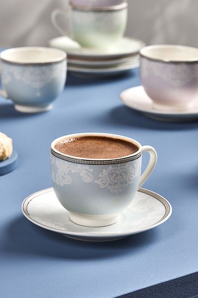 Karaca Vera Set of 6 Coffee Cups 90 ml