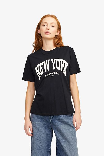 JJXX Jxmerle Women's Black T-Shirt - 12260607 -Black