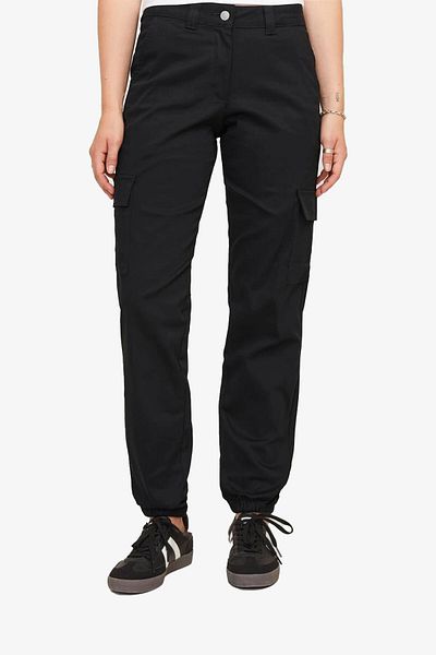 JJXX Pantaloni cargo pentru femei Jxkendal negri - 12259034