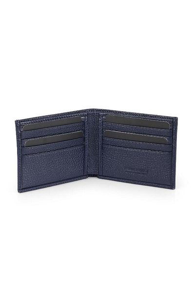 Daniel Klein Dkl0171-2 Men's Navy Blue Wallet & Card Holder Made of Real Leather