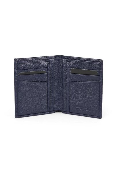 Daniel Klein Dkl1353-2 Men's Navy Blue Wallet & Card Holder Made of Real Leather