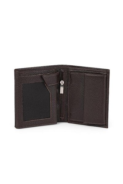Daniel Klein Dkl0067-3 Brown Men's Wallet & Card Holder Made of Large Volume Real Leather