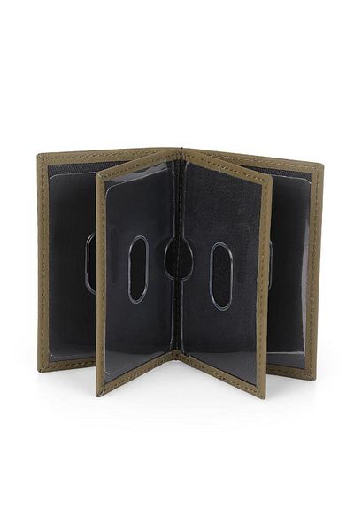 Daniel Klein Dkl1169-4 Men's Green Wallet & Card Holder Made of Real Leather
