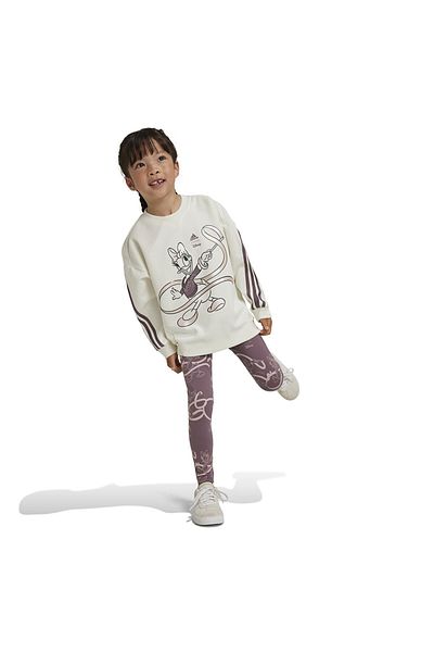adidas طقم رياضي للأطفال باللون الأبيض - Iv9618